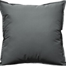 (Grey, 43 x 43 cm) Outdoor Waterproof Garden Cushions – Square Decorative Scatter Pads for Bench, Seat or Patio