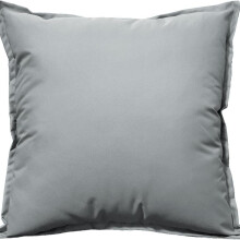 (Silver, 43 x 43 cm) Outdoor Waterproof Garden Cushions – Square Decorative Scatter Pads for Bench, Seat or Patio