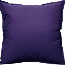 (Purple, 43 x 43 cm) Outdoor Waterproof Garden Cushions – Square Decorative Scatter Pads for Bench, Seat or Patio