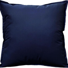 (Navy, 43 x 43 cm) Outdoor Waterproof Garden Cushions – Square Decorative Scatter Pads for Bench, Seat or Patio