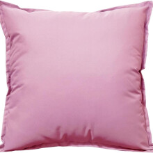(Pink, 43 x 43 cm) Outdoor Waterproof Garden Cushions – Square Decorative Scatter Pads for Bench, Seat or Patio