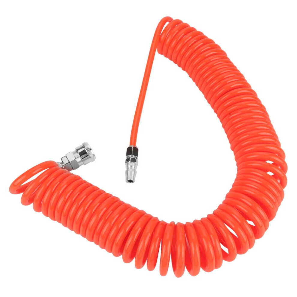Flexible Pu Hose 9M 8Mm By 5Mm With Joints Pump Compatible For Cleaning And Dedusting High-Pressure Long-Lasting Red 9016109862136