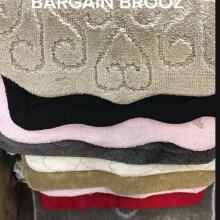 (Light grey) Washable Mat Soft and Cosy 3pcs 67x120cm and 1pcs 50x67cm romany gypsy 3 large and a door mat set of 4.