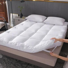 (White, 4FT) Extra Thick 10 cm Mattress Toppers uk 4 inch Deep Hotel Quality bedding with Elasticized Corners Soft bed Comfy Box Stitched Breathable Wash