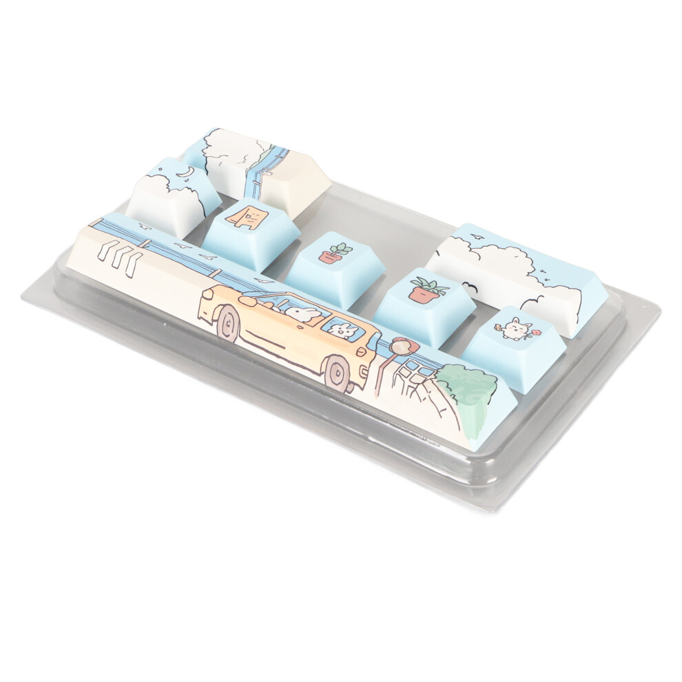 Mechanical Keyboard Keycaps Set Pbt Fadeless Dye Sublimation For 61 87 104 108 6931349598207