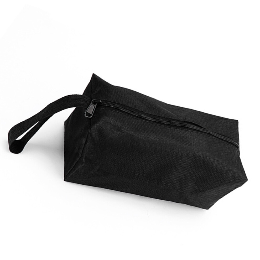 Multi-Purpose Oxford Zipper Tool Bag 25X10x10cm Portable Storage Black 8291349598712