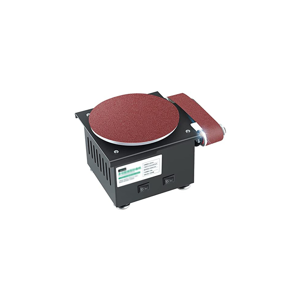 Electric Mini Disc Sander Knife Sharpener Adjustable Speed 0-8000 Rpm Wood Metal Stone Grinding Abrasive Belt Included 9016109862419