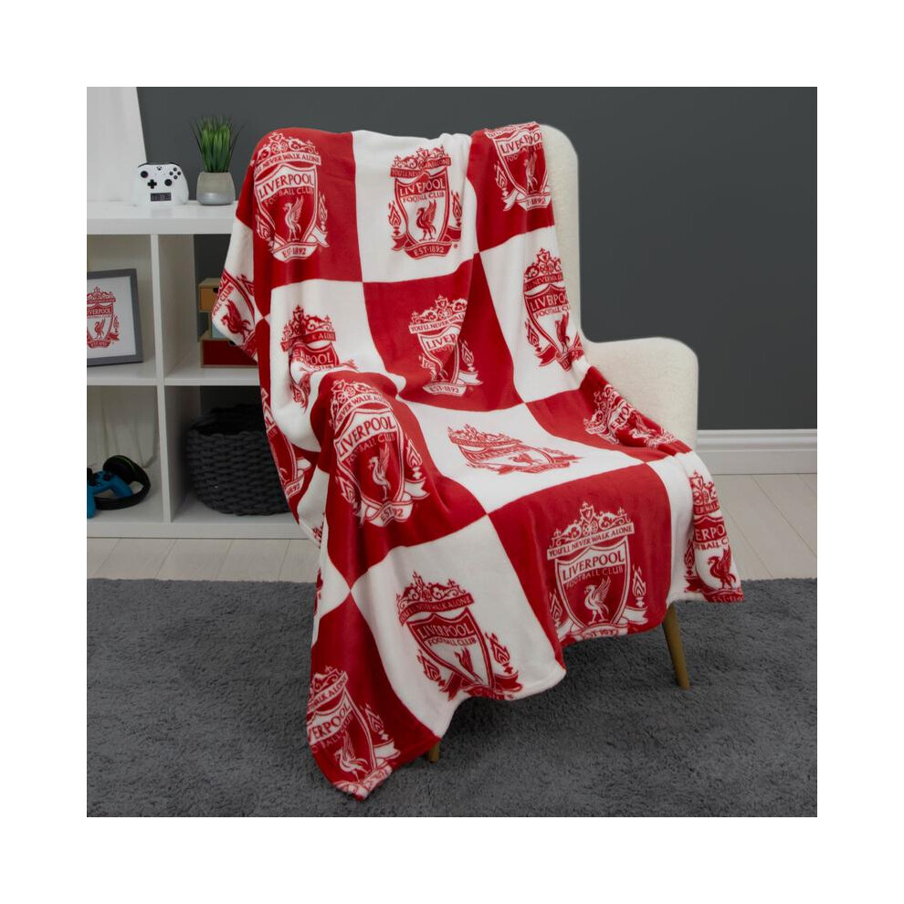 (Default) Liverpool Fc Large Blanket Football Super Soft Fleece Throw New Design Ynwa Red Red,Not,Specified