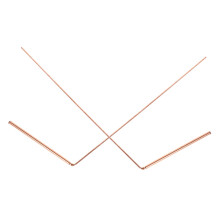 Copper Dowsing Rods 2-Piece Flexible Divining Tools For Water Detection, Lost Item Locating, Energy Sensing, Divination
