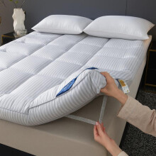 (Small Double / 4FT (122cm x 190cm)) 10CM Thick Double Mattress Topper Deep Hotel Quality Thickness With Elasticized Corners | Soft & Comfy Box Stitched Hotel Quality Breathable