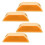 4pcs reflective plastic road studs dual-sided for highway safety 10