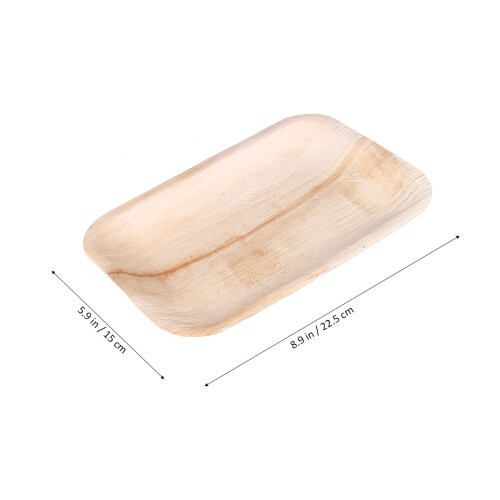 5 pcs wooden rectangular for , dessert, , party 1