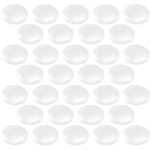 50pcs clear glass cabochons flat back for diy jewelry making