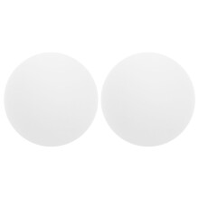 2pcs white glass globes 80mm g9 replacement shades for light fixtures