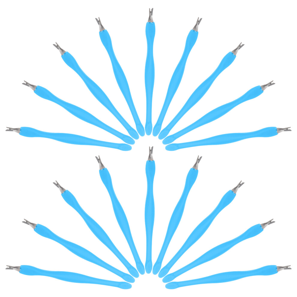 Inoomp 24Pcs Stainless Steel Cuticle Trimmer And Remover For Manicure Pedicure