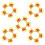 25pcs crown shape brooch breastpin glowing lapel decor 7