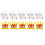 25pcs crown shape brooch breastpin glowing lapel decor 9