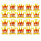 25pcs crown shape brooch breastpin glowing lapel decor 8