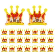 25pcs crown shape brooch breastpin glowing lapel decor