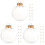 36 pcs clear plastic empty baubles fillable diy ornaments 4
