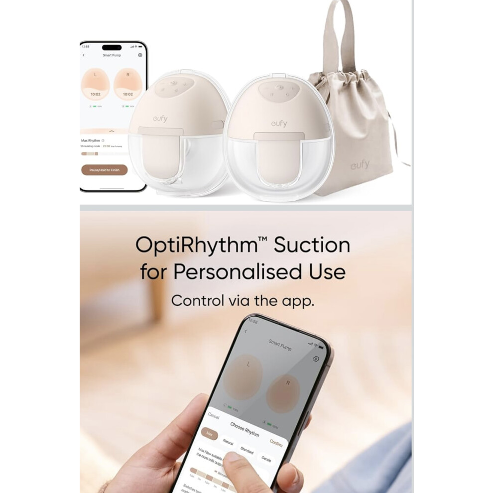 Security Wearable Breast Pump E10 Electric Hands-Free Breast Pump Eufy