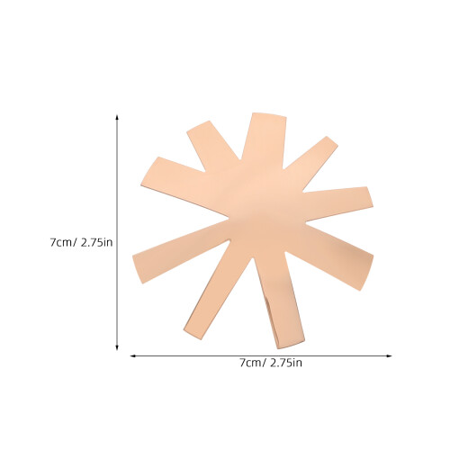 french manicure metal template nail shaping tool edge trimmer guide 1
