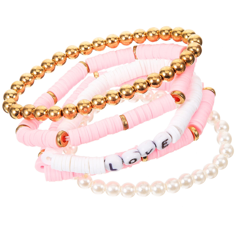 Photos - Bracelet 5pcs beaded  for women teens bohemian style wrist jewelry
