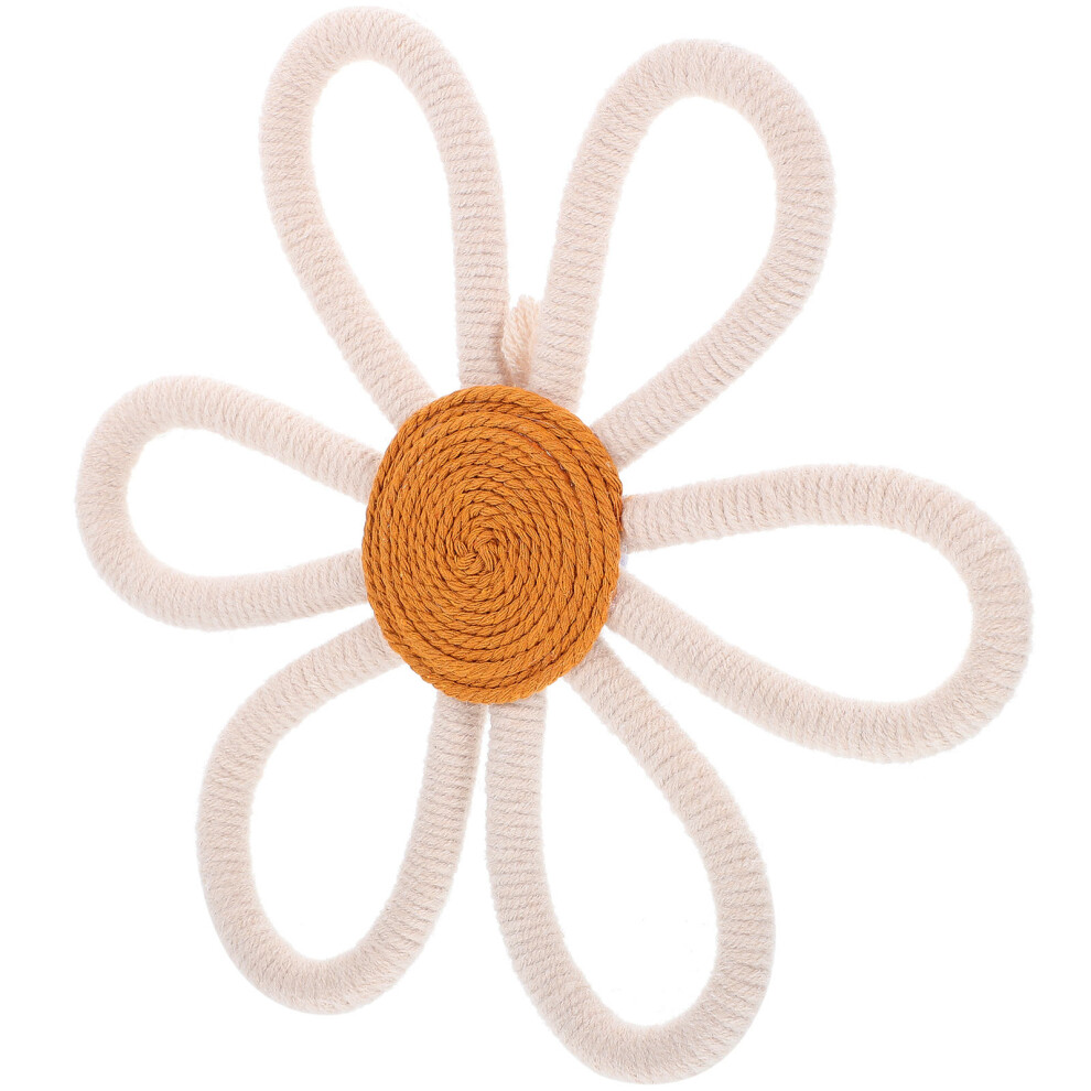 4Pcs Woven Flower Wall Decor, Bohemian Daisy For Nursery Iplusmile