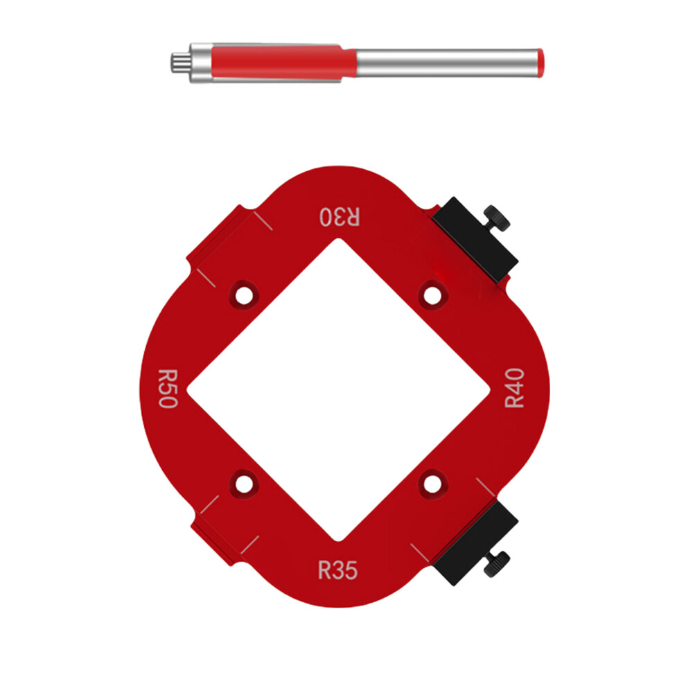 4 In 1 Arcs Angle Positioning Template Aluminum Corner Radius-L 7751000138042