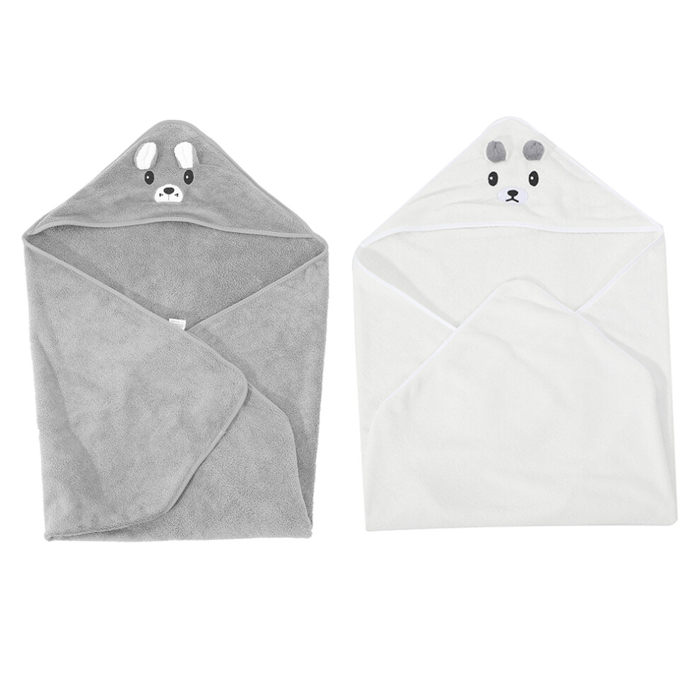 2Pcs Hooded Bath Towels For Toddler And Children Iplusmile