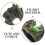 aquarium resin rock cave with tree for betta fish hiding 7