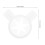 ice cream machine nozzle cookie shaping caps plastic white 3