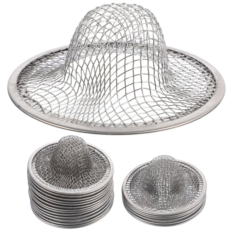 20Pcs Stainless Steel Kitchen Sink Strainer Mesh Drain Filters 3203199498185