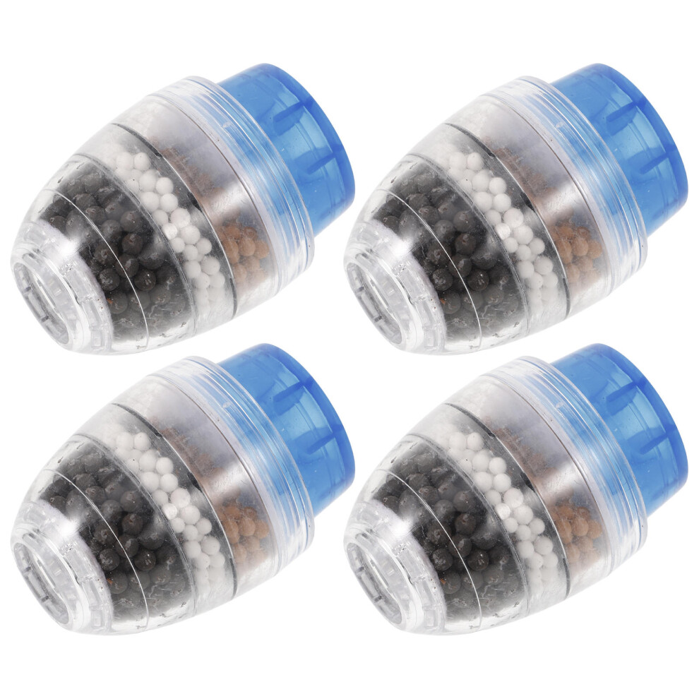 4Pcs Flexible Faucet Filter Extender Anti-Splash Water Purifier 3203199476459