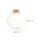 48 pcs clear plastic empty baubles DIY fillable hanging ornaments 11