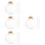 48 pcs clear plastic empty baubles DIY fillable hanging ornaments 9