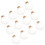 48 pcs clear plastic empty baubles DIY fillable hanging ornaments 3