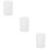 3Pcs White Glass Lamp Shades Replacement for Hanging Lights 9