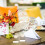 4pcs clear crystal square tealight holders for wedding decor 3