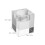 4pcs clear crystal square tealight holders for wedding decor 2