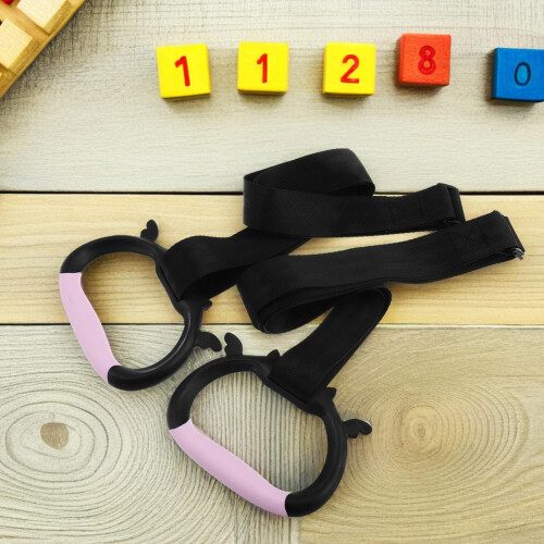 2pcs baby pull ring 1.5m toddler walking training gym cot rings 2