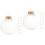 24 pcs clear plastic fillable hanging ornaments 6