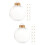 24 pcs clear plastic fillable hanging ornaments 9