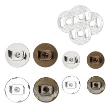 200pcs 14mm magnetic snap buttons for handbags, clothes making