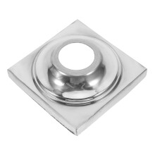 stainless steel fence post cap with ball base for garden home use