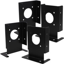 4pcs iron fence base support holder for small garden fence fixing