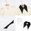Insert Casual Collar Elegant Half Shirt Blouse Collar-Black 4