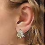 Rotatable Gold Christmas Tree Stud Earrings Corrosion Resistant Delicate Ornaments 2