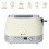 SQ Professional (Ivory ) Epoque Breakfast Set 2pc Kettle & Toaster 9