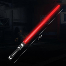 Star Wars LED Lightsaber Toy with Flashing Light, Sound, and Red Blade for Cosplay